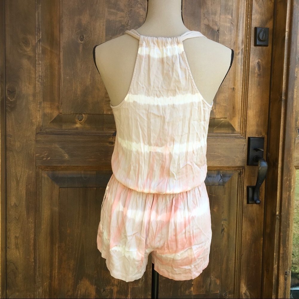 Gypsy 05 tie dye Romper/ swim cover up/ one piece - Picture 2 of 6